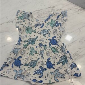 Adorable Turtle Print Dress